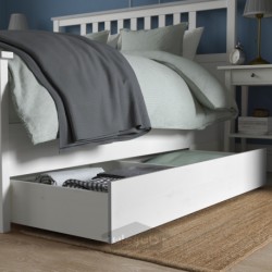 جعبه نگهداری تخت، ست 2 عددی ایکیا مدل IKEA HEMNES رنگ لکه سفید