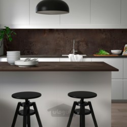 پنل دیواری سفارشی ایکیا مدل IKEA EKEKULL رنگ خاکستری مات/قهوه ای/ اثر سرامیک بتن