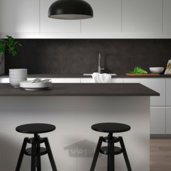 پنل دیواری سفارشی ایکیا مدل IKEA EKEKULL رنگ افکت سنگ مرمر خاکستری تیره مات/سرامیک اچ پی