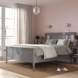 قاب تخت ایکیا مدل IKEA HEMNES رنگ خاکستری رنگ آمیزی شده