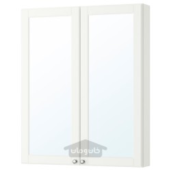 کابینت آینه 2 درب ایکیا مدل IKEA GODMORGON رنگ کاسیون سفید