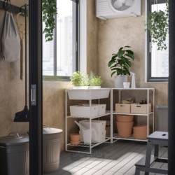 واحد قفسه بندی با ظرف ایکیا مدل IKEA JOSTEIN