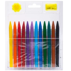 مداد رنگی ۱۲ رنگ پلاستیکی  