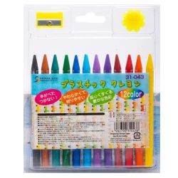 مداد رنگی ۱۲ رنگ پلاستیکی  