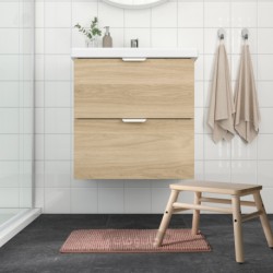 فرش حمام ایکیا مدل IKEA TOFTBO رنگ صورتی روشن