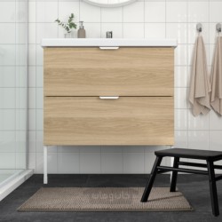 فرش حمام ایکیا مدل IKEA TOFTBO رنگ بژ تیره