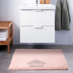 فرش حمام ایکیا مدل IKEA ALMTJÄRN رنگ صورتی کمرنگ