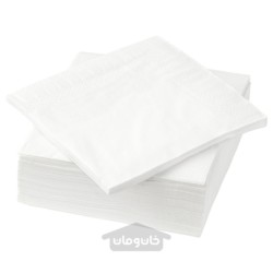دستمال کاغذی ایکیا مدل IKEA FANTASTISK رنگ سفید