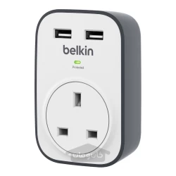 شارژر یو اس بی بلکین مدل BELKIN USB SURGE PROTECTOR / 1AC