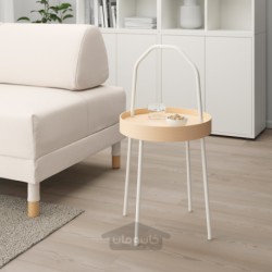 میز کناری ایکیا مدل IKEA BURVIK رنگ سفید