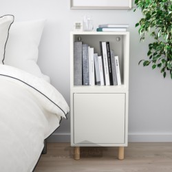 ترکیب کابینت با پایه ها ایکیا مدل IKEA EKET رنگ چوب سفید