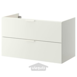پایه شستشو با 2 کشو ایکیا مدل IKEA GODMORGON رنگ سفید