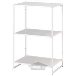 واحد قفسه بندی ایکیا مدل IKEA JOSTEIN رنگ داخل/خارج/سفید فلزی