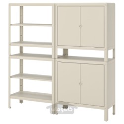 واحد قفسه بندی با 2 کابینت ایکیا مدل IKEA KOLBJÖRN