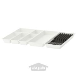 سینی کارد و چنگال + سینی ظروف با قفسه چاقو ایکیا مدل IKEA UPPDATERA