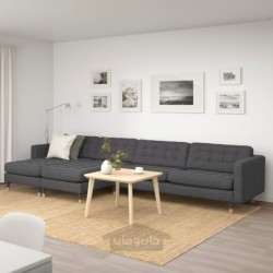 مبل 5 نفره ایکیا مدل IKEA LANDSKRONA رنگ خاکستری تیره گانارد