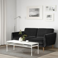 مبل 3 نفره ایکیا مدل IKEA SMEDSTORP رنگ خاکستری تیره دجوراپ