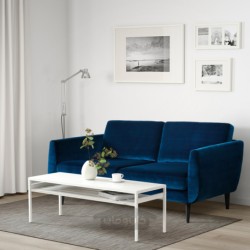 مبل 3 نفره ایکیا مدل IKEA SMEDSTORP رنگ سبز تیره-آبی دجوپارپ