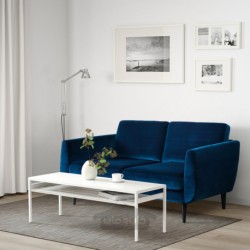 مبل 2 نفره ایکیا مدل IKEA SMEDSTORP رنگ سبز تیره-آبی دجوپارپ