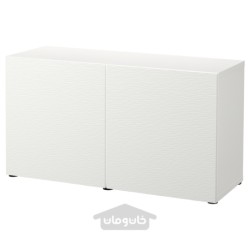 ترکیب ذخیره سازی با درب ایکیا مدل IKEA BESTÅ رنگ سفید/شفید لاکسویکن