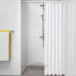 پرده حمام ایکیا مدل IKEA LUDDHAGTORN رنگ سفید