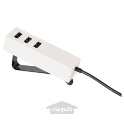 شارژر USB با گیره ایکیا مدل IKEA LÖRBY
