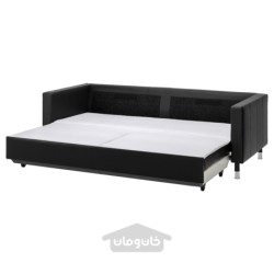 مبل تخت خواب شو 3 نفره ایکیا مدل IKEA LANDSKRONA رنگ گران/مشکی بومستاد/فلز