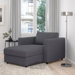 شزلون ایکیا مدل IKEA VIMLE رنگ خاکستری متوسط ​​گانارد