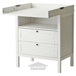 میز تعویض/کشو ایکیا مدل IKEA SUNDVIK رنگ سفید