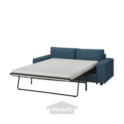 مبل تخت خواب شو 2 نفره ایکیا مدل IKEA VIMLE رنگ با دسته های پهن/آبی تیره هیلارد