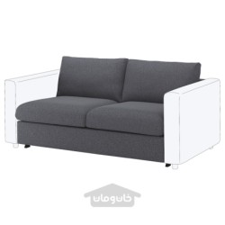بخش مبل - تخت 2 نفره ایکیا مدل IKEA VIMLE رنگ خاکستری متوسط ​​گانارد