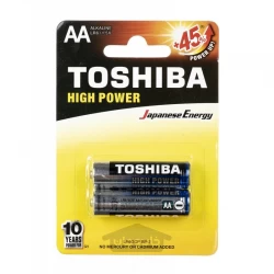 باتری قلمی AA آلکالاین TOSHIBA HIGH POWER