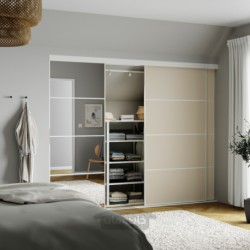 ترکیب درب کشویی ایکیا مدل IKEA SKYTTA / MEHAMN/AULI