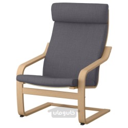 کوسن صندلی راحتی ایکیا مدل IKEA POÄNG رنگ خاکستری تیره اسکیفتبو