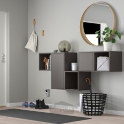 کابینت با درب و 1 قفسه ایکیا مدل IKEA EKET رنگ خاکستری تیره