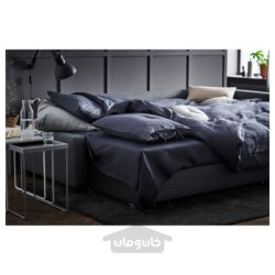 مبل نبشی با انباری ایکیا مدل IKEA FRIHETEN / KLAGSHAMN رنگ خاکستری تیره اسکیفتبو