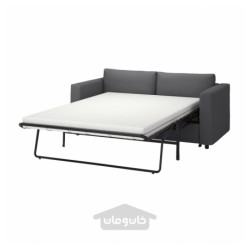 مبل تخت خواب شو 2 نفره ایکیا مدل IKEA VIMLE رنگ خاکستری هالارپ
