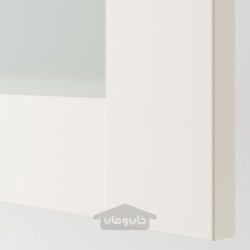 درب ایکیا مدل IKEA BERGSBO رنگ شیشه مات/سفید