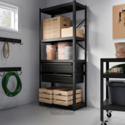 واحد قفسه بندی با کشو/قفسه ایکیا مدل IKEA BROR