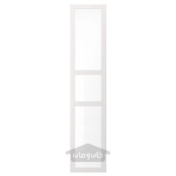 درب ایکیا مدل IKEA TYSSEDAL رنگ سفید/شیشه ای