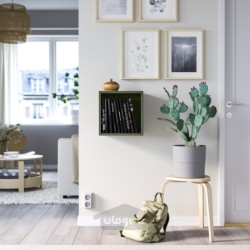 واحد قفسه بندی دیواری ایکیا مدل IKEA EKET رنگ سبز خاکستری