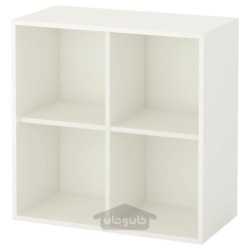 واحد قفسه دیواری با 4 طبقه ایکیا مدل IKEA EKET رنگ سفید