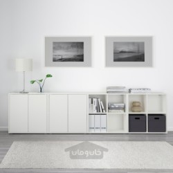 ترکیب کابینت با پایه ها ایکیا مدل IKEA EKET رنگ سفید