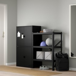 واحد قفسه بندی با کابینت ایکیا مدل IKEA BROR