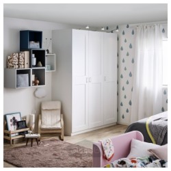 درب با لولا ایکیا مدل IKEA GRIMO رنگ سفید