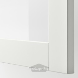 ترکیب کابینت دیواری ایکیا مدل IKEA BESTÅ رنگ سفید/سیندویک سفید