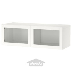 ترکیب کابینت دیواری ایکیا مدل IKEA BESTÅ رنگ سفید/سفید استویک