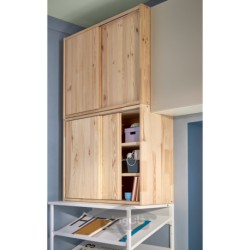 کابینت با درب های کشویی ایکیا مدل IKEA IVAR