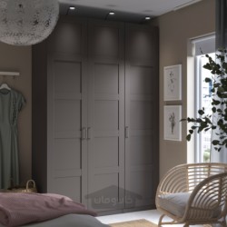 درب با لولا ایکیا مدل IKEA BERGSBO رنگ خاکستری تیره