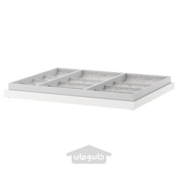 سینی درجی کشویی ایکیا مدل IKEA KOMPLEMENT رنگ سفید